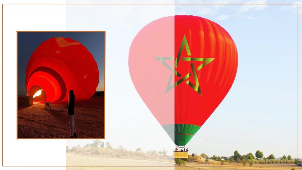 Hot air balloon ride over the Atlas Mountains marrakech-luxury events agency- wedding planner de luxe